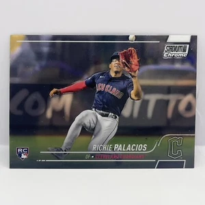 2022 Topps Stadium Club Chrome Richie Palacios Base RC #378 Cleveland Guardians - Picture 1 of 2