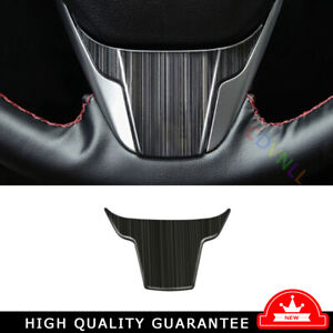Car Steering Wheel Sheet Cover Trim For Honda CRV CR-V 2017-2021 Black Titanium