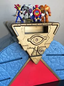 4 YUGIOH Super Battle Manga Bandai Kazuki Takahashi Figures Case 1996 Rare - Picture 1 of 22