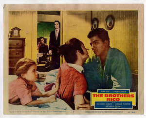 RICHARD CONTE DIANNE FOSTER THE BROTHERS RICO  KATHRYN GRANT LOBBY CARD LC6706