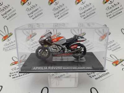 DIE CAST "APRILIA RSV250 MARCO MELANDRI 2002" SCALE 1/24 - Image 1 of 2