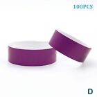 100pcs Party Paper Bracelet Synthetic Paper Wristbands Sticky Print Pattern van4