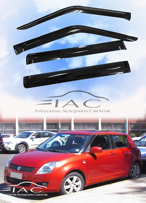 For Suzuki Swift 04-10 Window Visor Vent Sun Shade Rain Guard Door Visor  - Image 1 of 4