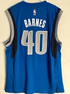 Maglietta Adidas NBA Dallas Mavericks Harrison Barnes blu taglia L - Foto 1 di 1