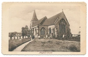Mayfield Church Sussex England UK English Churches Valentine's Series Postcard - Imagen 1 de 2