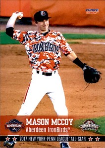 2017 New York-Penn League All-Stars Choice #35 Mason McCoy Peoria Illinois Card
