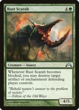 MTG 4x Rust Scarab-Gatecrash * Insect like Naturalize *