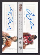 2012-13 National Treasures Dual Auto #83 Miles Plumlee/Lavoy Allen /99