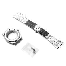 41mm Stainless Steel Watch Case Watch Strap Band Kit For NH35/NH36/4R36 Movement