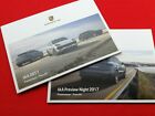 PORSCHE Range Prospekt &amp; Pressemappe von der IAA 2017 * 911 GT3 / Cayenne * NEU
