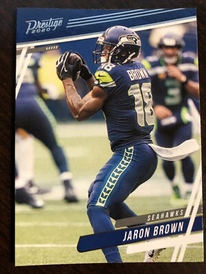 (2) 2020 Panini Prestige Football #169 Jaron Brown Seattle Seahawks - Image 1 of 2