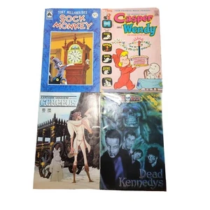 LOT of 4 Comics - Hard Rock 13 Cerebus 82 Sock Monkey 2 Casper & Wendy 7 - Picture 1 of 12