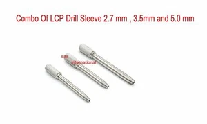 Juego de 3 piezas de manga de taladro de bloqueo ortopédico LCP 2,7 mm, 3,5 mm, 5,0 mm - Imagen 1 de 4