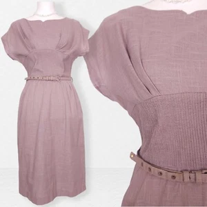 Vestido Walter Varley Rosa Oscuro Damas M Pinup Bombshell MSM Atomic Años 50 De Colección - Imagen 1 de 24