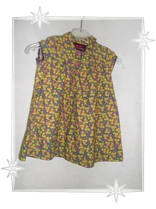 A - Robe Fantaisie Imprimée Vert Fuchsia La Fiancée du Mekong T 2 Ans - Imagen 1 de 4