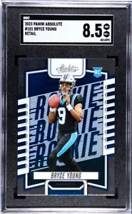 2023 Panini Absolute - #101 Bryce Young RC - Graded SGC 8.5 NM/MT+ - Panthers - Picture 1 of 2