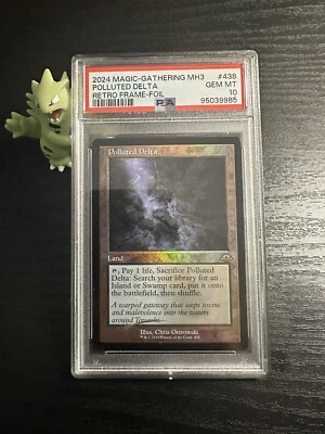 Polluted Delta Foil Retro Frame Modern Horizons 3 PSA 10 Gem Mint POP 5! - Image 1 of 3