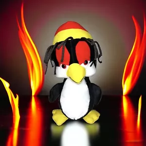 Peluche Classic Toy Company Jamaican Rasta Reggae Penguin 13"" de alto - Imagen 1 de 12