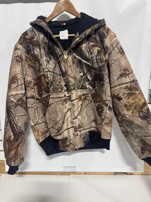 Vintage Carhartt Realtree Camo Jacket Coat J221 CAP Quilted Lined Men’s Small - Image 1 of 4