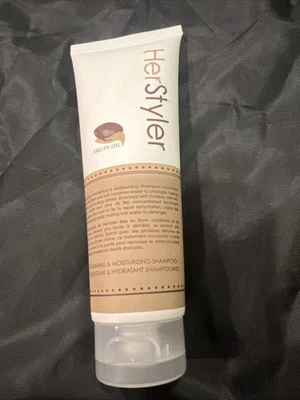 New Herstyler Nourishing & Moisturizing Shampoo w/ Argan Oil 4 Oz Rare Sealed - Image 1 of 4