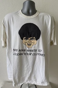 Vtg 90’s Y2K Dry Cleaners San Diego, California T Shirt XL Creepy Funny Cartoon - Picture 1 of 10