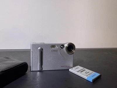 Vintage CASIO EXILIM Digicam EX-S2 Ultra Slim Digitalkamera CCD Sensor - Bild 1 von 4