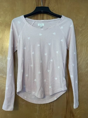 Lucky Brand Mujer Talla (M) Rosa Claro Vintage Look Manga Larga Térmica Foto 1 de 4