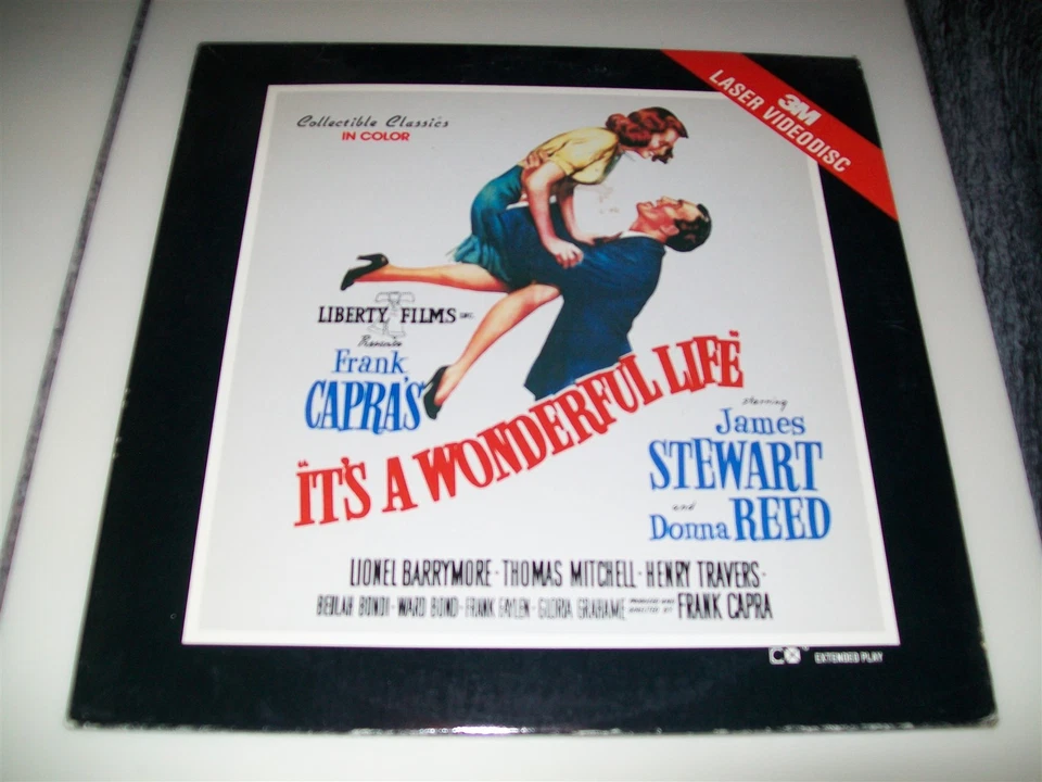 IT'S A WONDERFUL LIFE 2-Laserdisc 3M LASER VIDEODISC VERY GOOD CONDITION RARE - Image 1 of 1