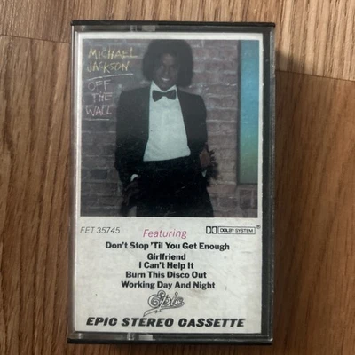 Michael Jackson Off The Wall Cassette Tape Epic FET 35745 - Image 1 of 4