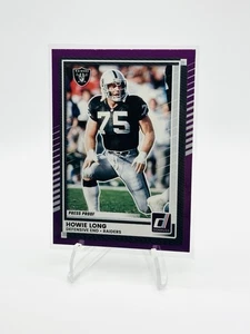 2025 Donruss Howie Long Press Proof Purple #156 Las Vegas Raiders - Picture 1 of 2
