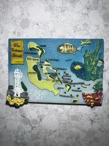 Vintage Souvenir The Bahama Islands Refrigerator Magnet. (T) - Picture 1 of 2