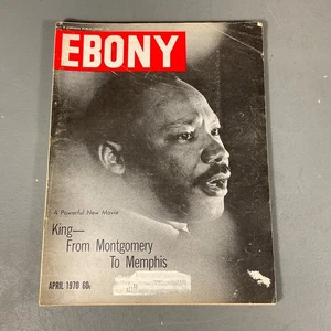 Vintage EBONY Magazine April 1970 Dr. Martin Luther King Cover RARE Johnson - Picture 1 of 24