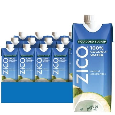 Zico 100% Coconut Water No added Sugar Refreshingly Delicious Hydration with ... - Image 1 of 4