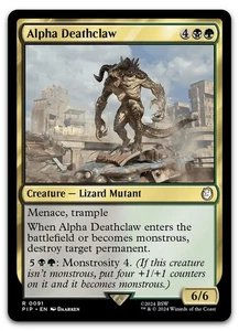 Alpha Deathclaw #91 (NM) Fallout PIP Magic MTG - Picture 1 of 2