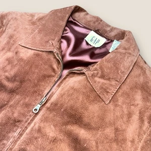 GAP Herren Lederjacke - Wildleder - Sattelbraun - Small - Bild 1 von 10