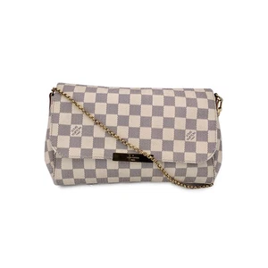 Authentic Louis Vuitton Damier Azur Canvas Favorite MM Shoulder Bag - Picture 1 of 6