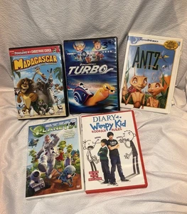 Dreamworks DVD Lot Turbo/Antz/Madagascar/ Planet 51/ Diary Of A Wimpy Kid Rodric - Picture 1 of 8