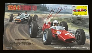 John Surtees "Ferrari 1964 F1 World Champion” Signed Envelope Autographed PSA - Picture 1 of 2