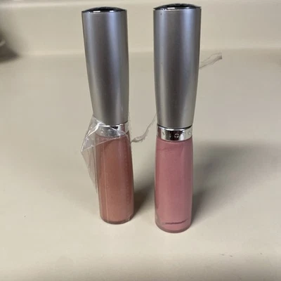 VICTORIA'S SECRET Liquid Gleam Lip Gloss Sweet Apricot & Light Pink  Rare - Image 1 of 3