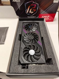 ASRock AMD Radeon RX 7800 XT 16GB Phantom Gaming RGB GPU Graphics Card in Box - Photo 1/7