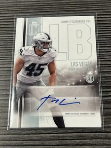Tommy Eichenberg 2024 Topps Signature Class Auto RCA-TE Ohio State/Raiders - Picture 1 of 12