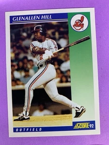 1992 Score #448 Glenallen Hill Cleveland Indians - Picture 1 of 2