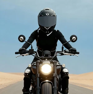 1Storm Motorcycle Full Face Helmet Dual Visor with One Extra Clear Shield:HJAH15 - Bild 1 von 43