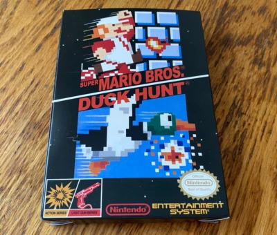 oval seal Super Mario Bros/Duck Hunt complete in box nintendo nes game MINT - Image 1 of 4