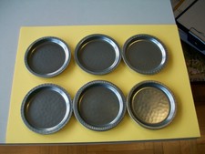SET 6 SOTTOBICCHIERI IN PELTRO 95%