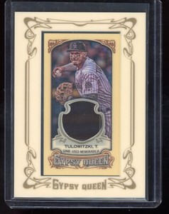 Troy Tulowitzki 2014 Topps Gypsy Queen Framed Mini Relic Colorado Rockies