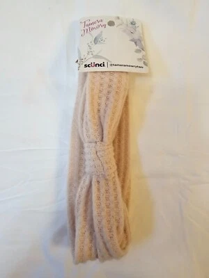 Scunci Stretch Headwrap Waffle Fabric Light Blush Tamera Mowry New - Image 1 of 2