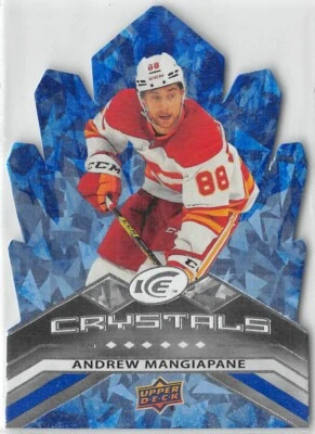 2021-22 Upper Deck Ice Ice Crystals #IC4 Andrew Mangiapane - Image 1 of 2