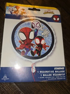 Globo 17" Superhéroe Spiderman Cumpleaños Fiesta Decoraciones Regalos SP Mylar Foto 1 de 4