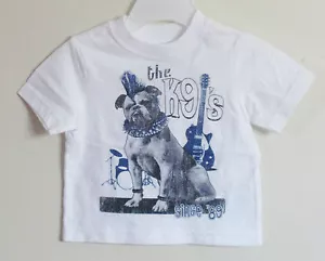 Nueva Camiseta THE CHILDREN'S PLACE Niño Talla 6-9 Meses Blanca Mangas Cortas The K9 - Imagen 1 de 1